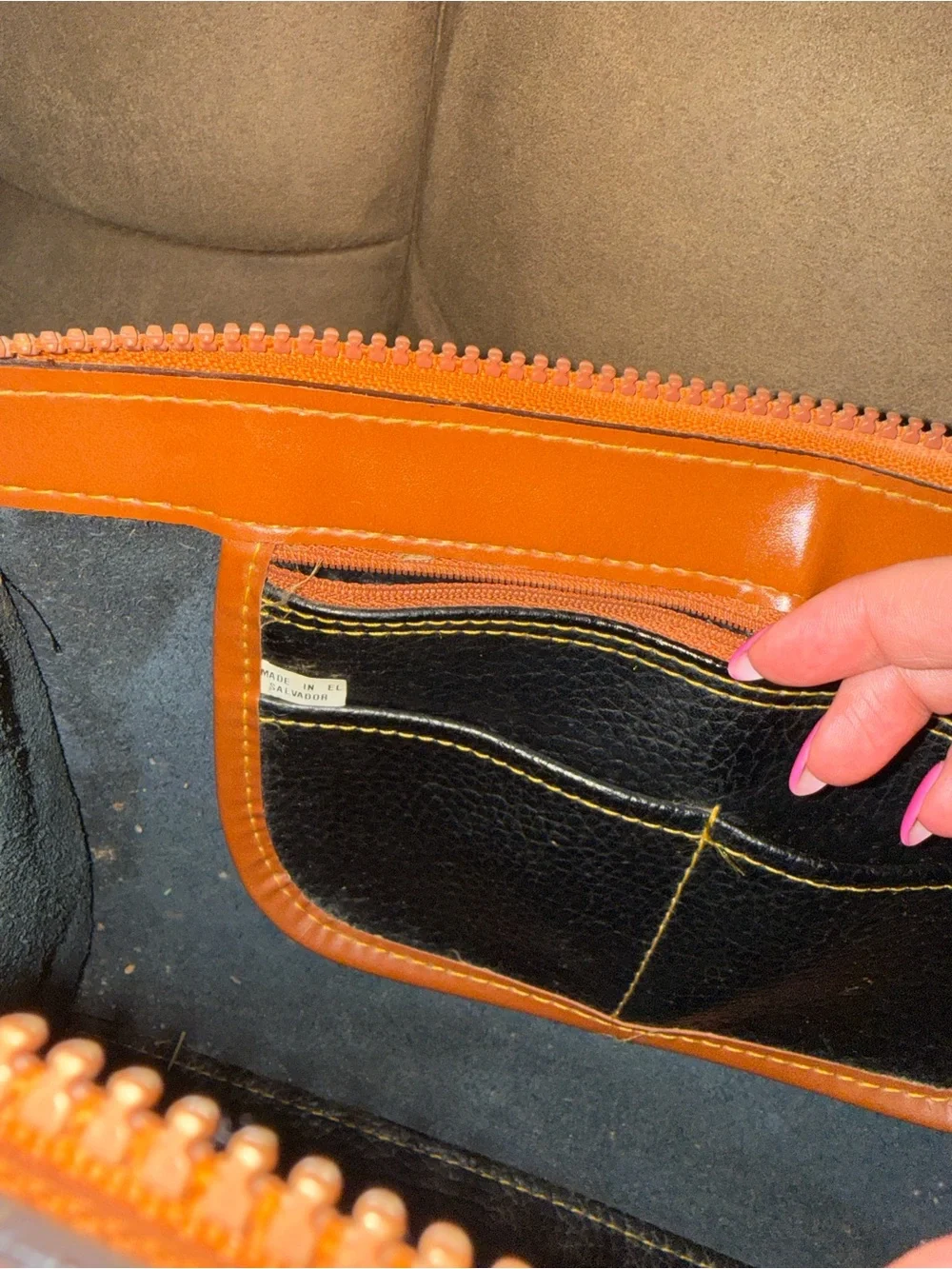 Vintage 1990s Dooney & Bourke Pebbled All Weather Leather Satchel